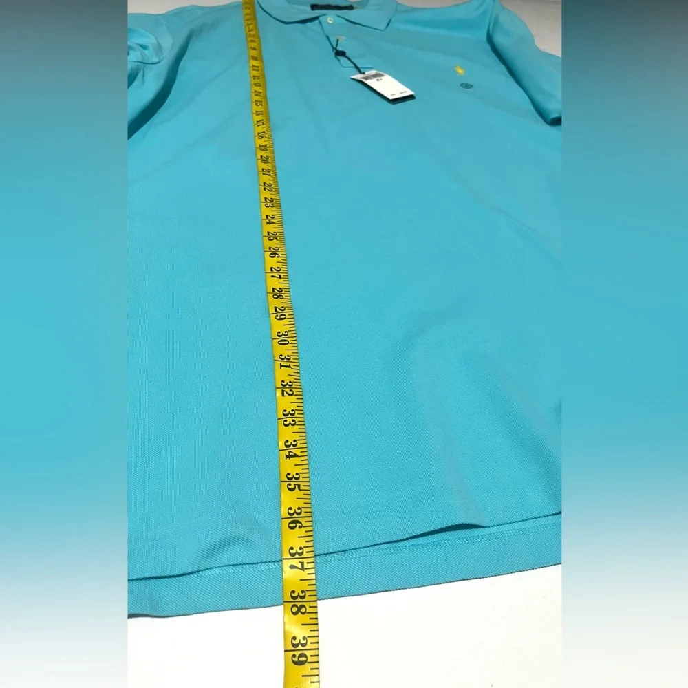 Polo by Ralph Lauren Men's Aqua Polo Shirt